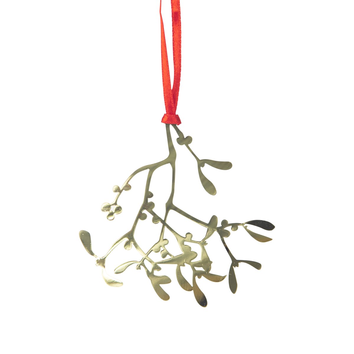 Pluto Design Pluto Christmas decoration in metal Mistletoe gold coloured
