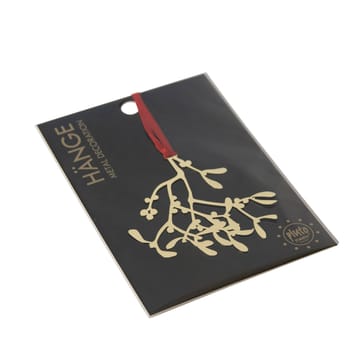 Pluto Christmas decoration in metal - Mistletoe gold coloured - Pluto Design