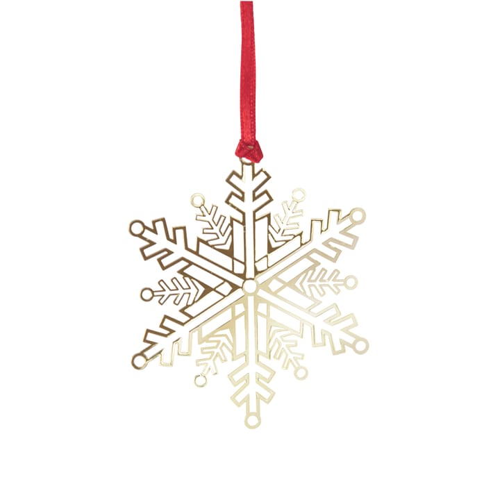 Pluto Christmas decoration in metal - Snow star Gold coloured - Pluto Design