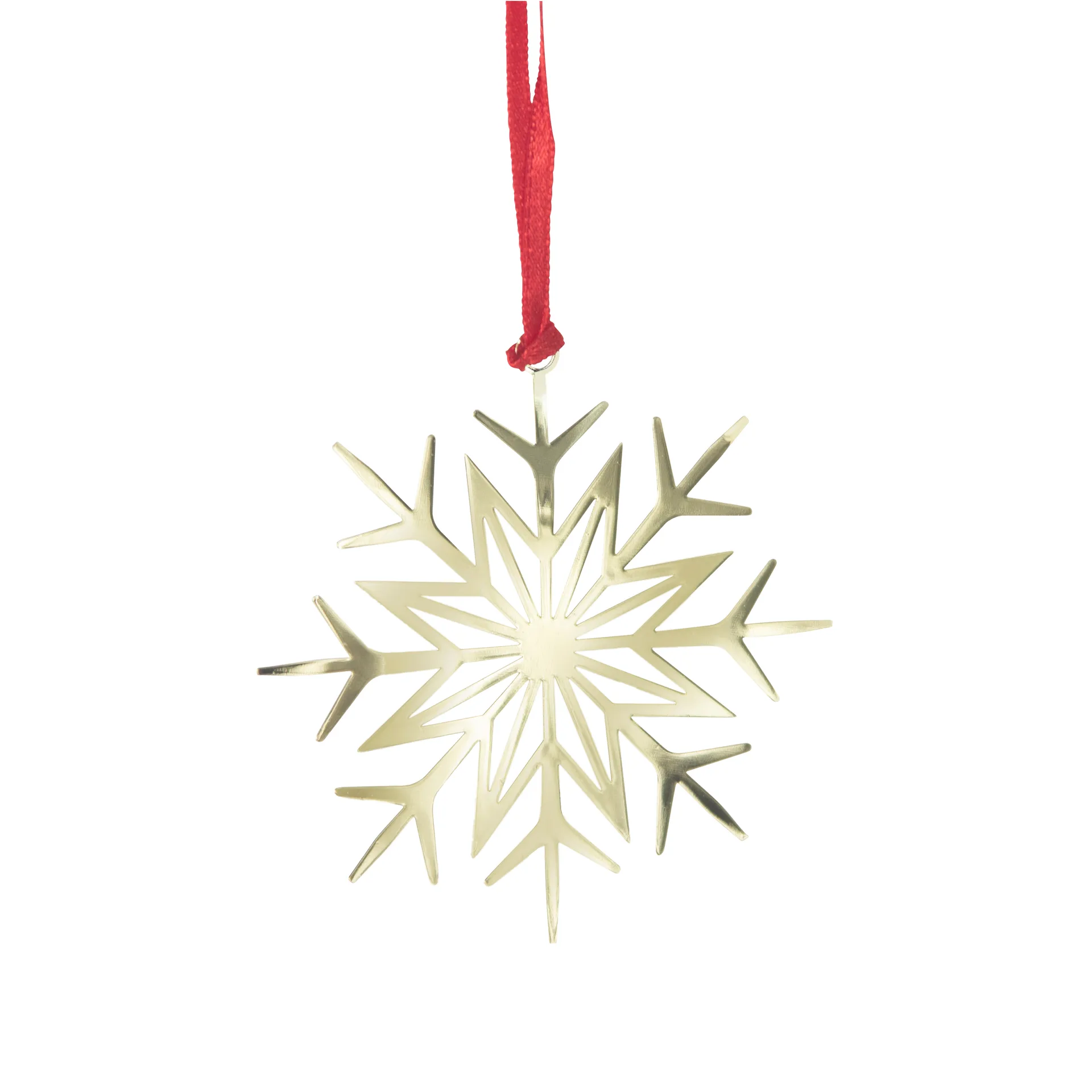 Pluto Christmas decoration in metal, Star Gold coloured Pluto Design