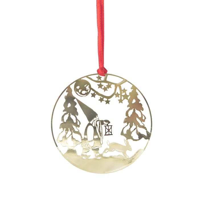 Pluto Christmas decoration in metal - Winterland Gold coloured - Pluto Design