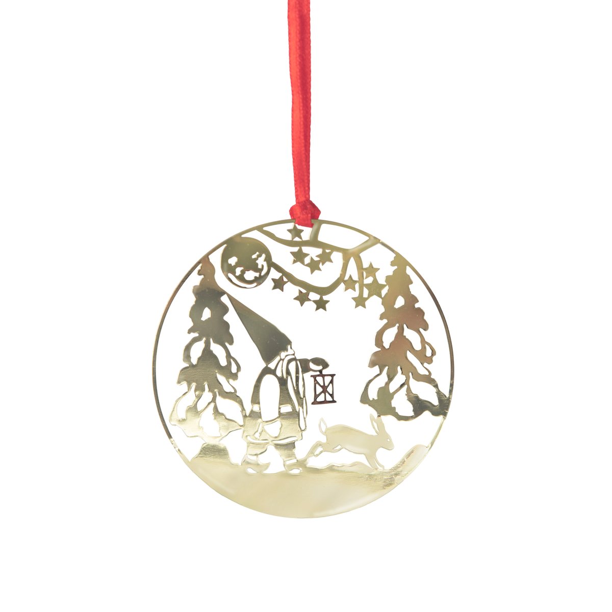 Pluto Design Pluto Christmas decoration in metal Winterland Gold coloured