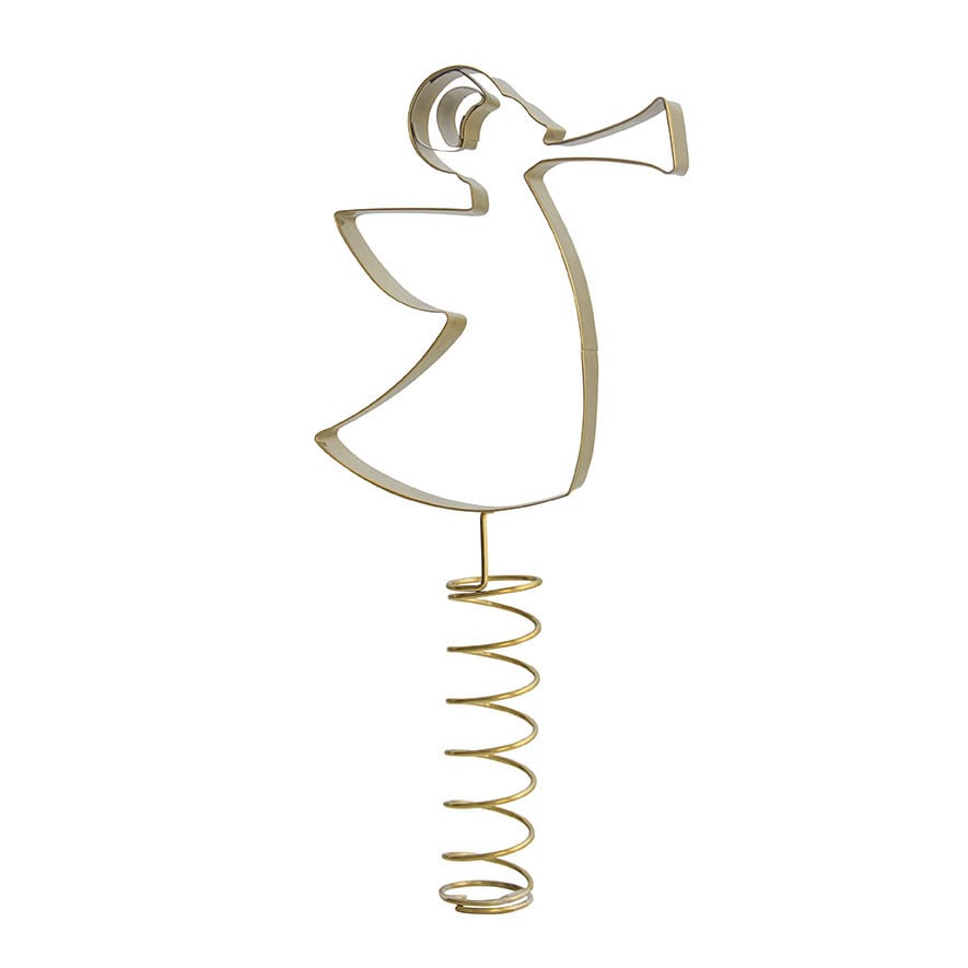 Pluto Design Pluto Christmas tree top Angel | Scandinavian Design | Christmas decorations | Gold-coloured