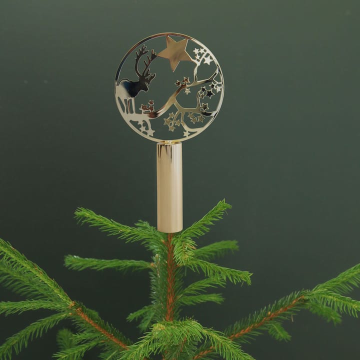 Pluto Christmas tree top with image - Deer - Pluto Design