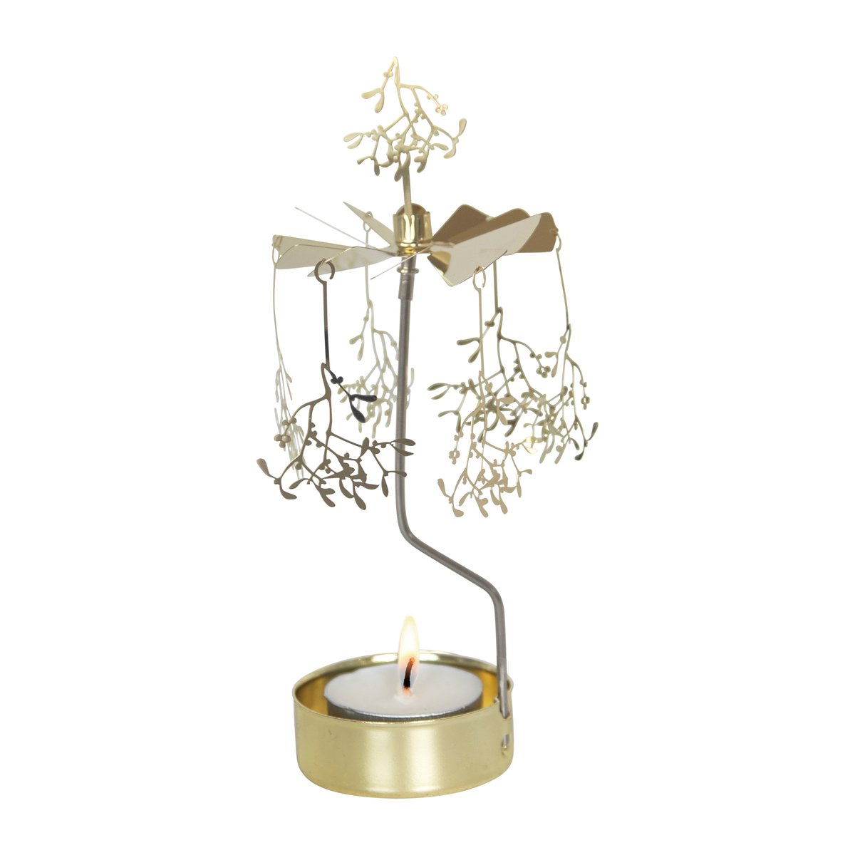 Pluto Design Rotary candleholder Christmas Christmas mistletoe