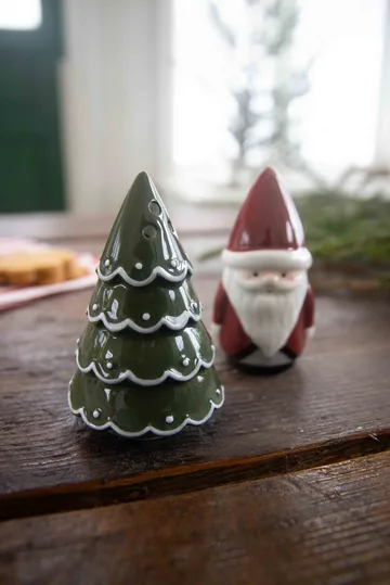 Santa salt & pepper shakers - Santa, spruce - Pluto Design