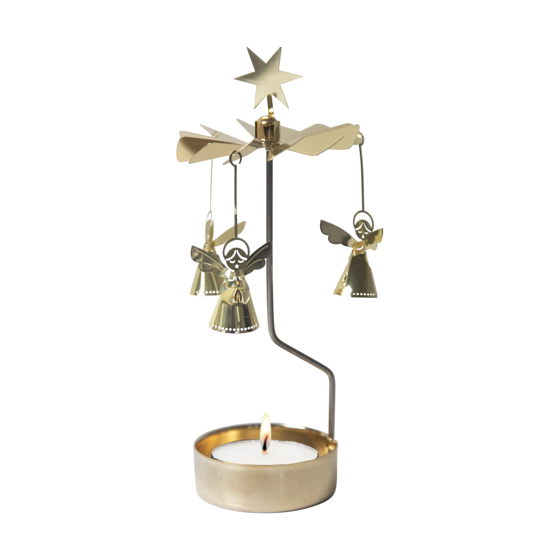Singing angel 3D angel chime, Gold Pluto Design