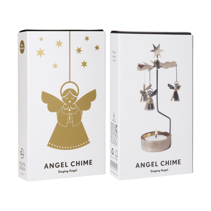 Singing angel 3D angel chime, Gold Pluto Design