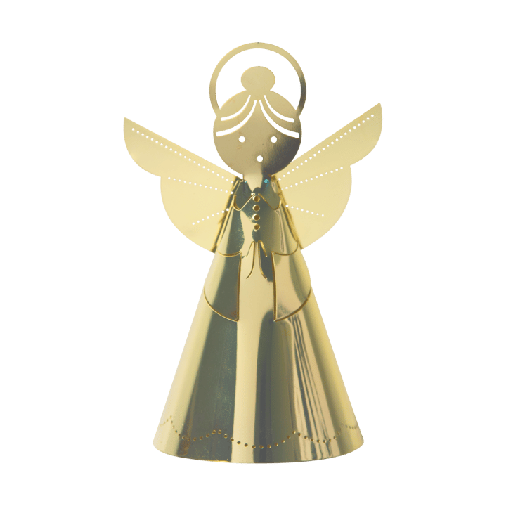 Singing angel decoration gold - 11 cm - Pluto Design