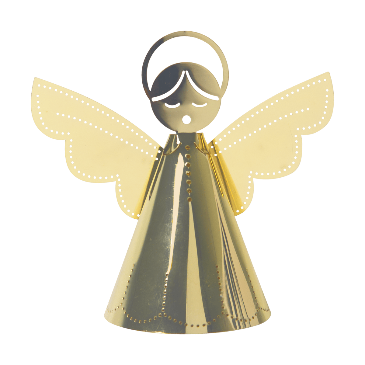 Pluto Design Singing angel decoration gold 9 cm | Scandinavian Design | Decorative accessories | Gold-coloured