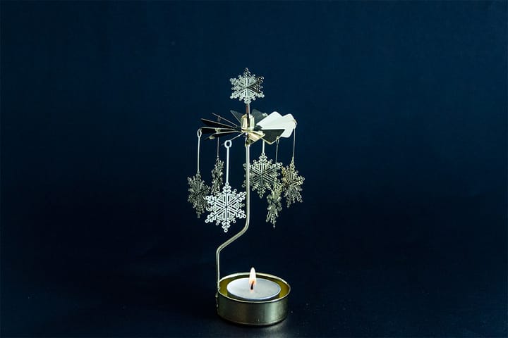 Snöstar Rotary candle holder - Gold - Pluto Design