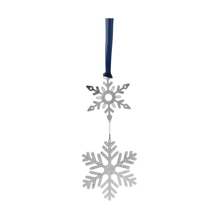 Snow Christmas ornament - Silver - Pluto Design