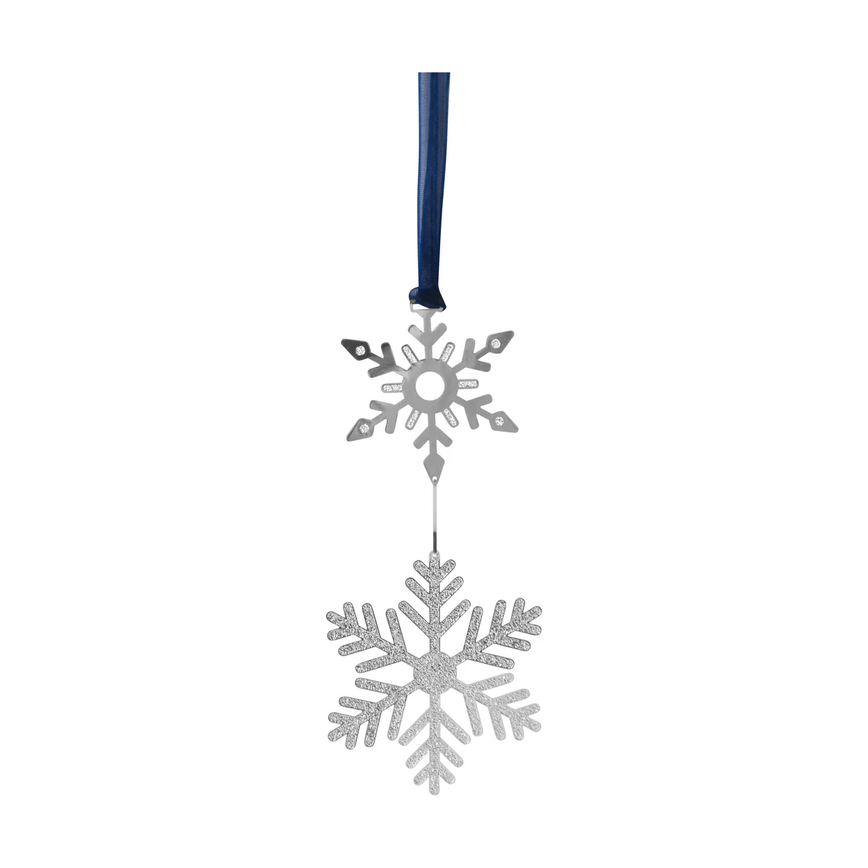 Pluto Design Snow Christmas ornament Silver | Scandinavian Design | Decorative accessories | Silver-coloured