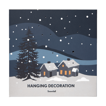 Snow fall Christmas decoration - Silver - Pluto Design
