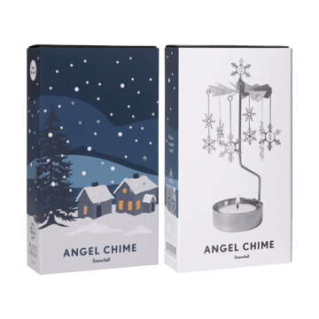 Snowfall angel chime - Silver - Pluto Design