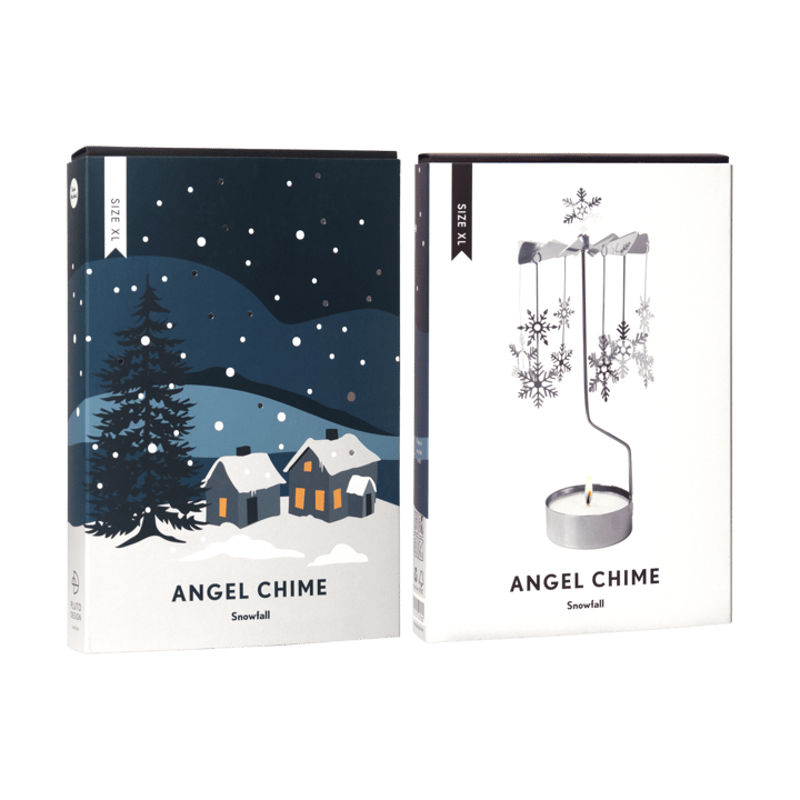 Snowfall angel chimes XL, Silver Pluto Design