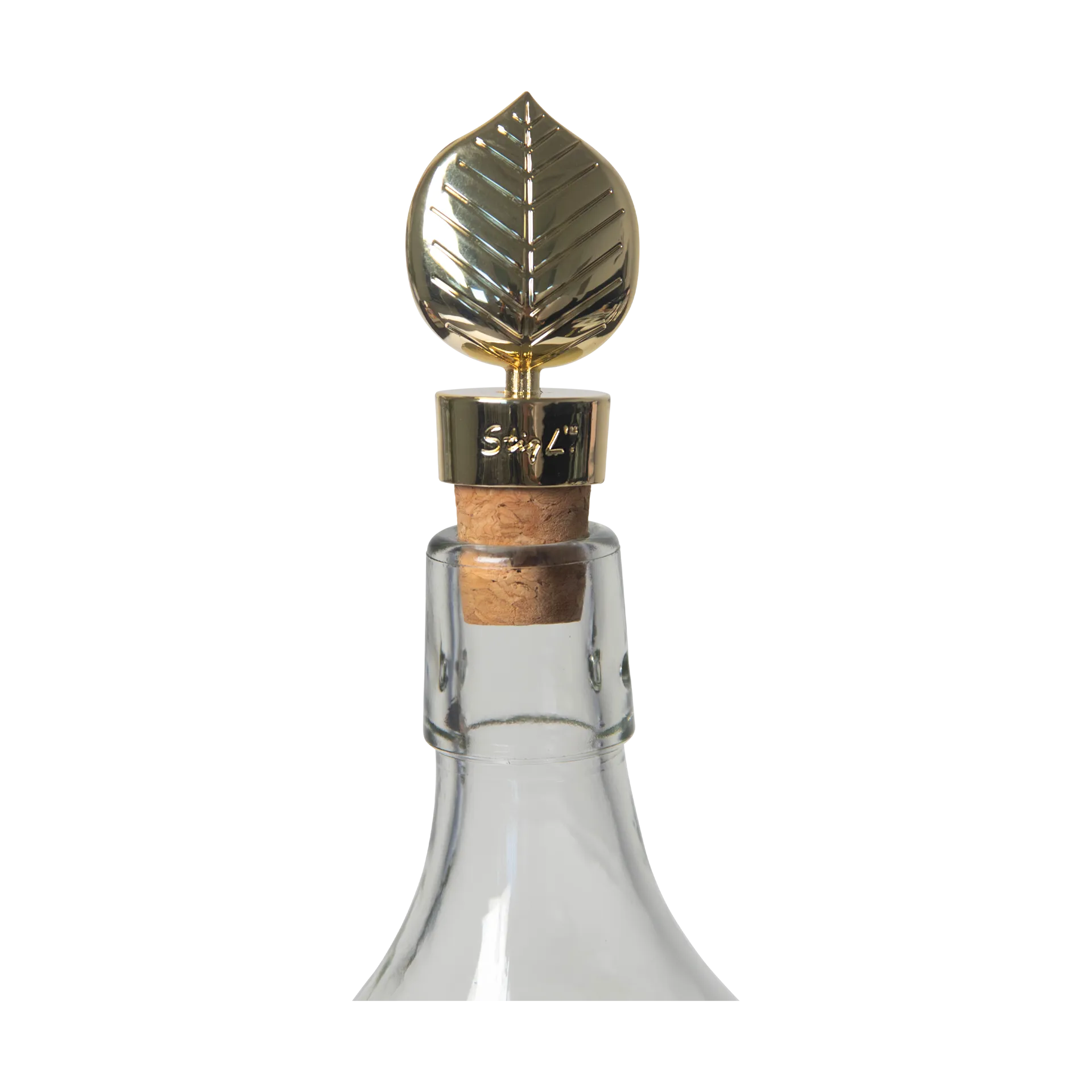 Stig L Berså bottle stopper, Gold Pluto Design