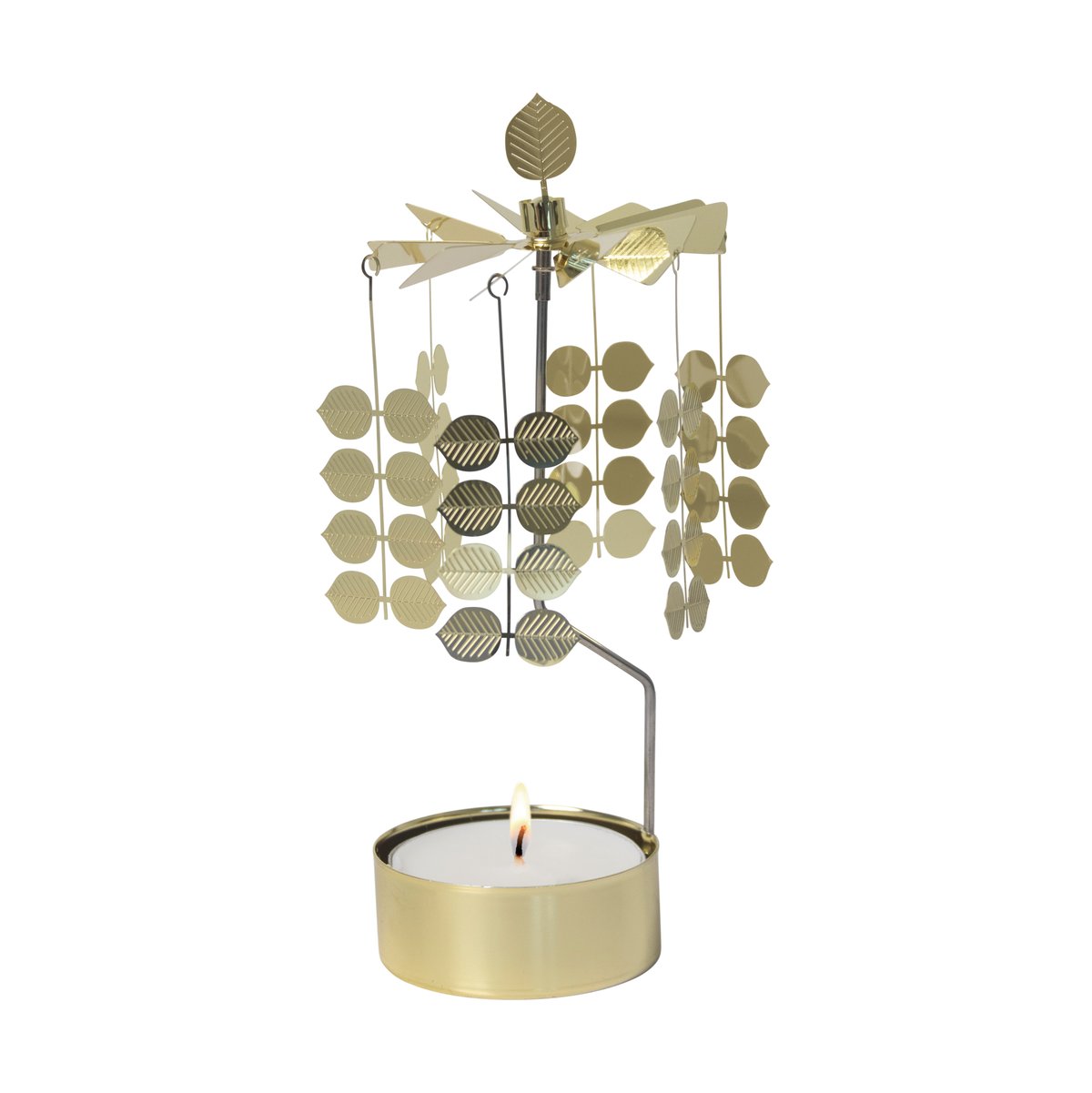 Pluto Design Stig L Berså rotary candle holder medium Gold