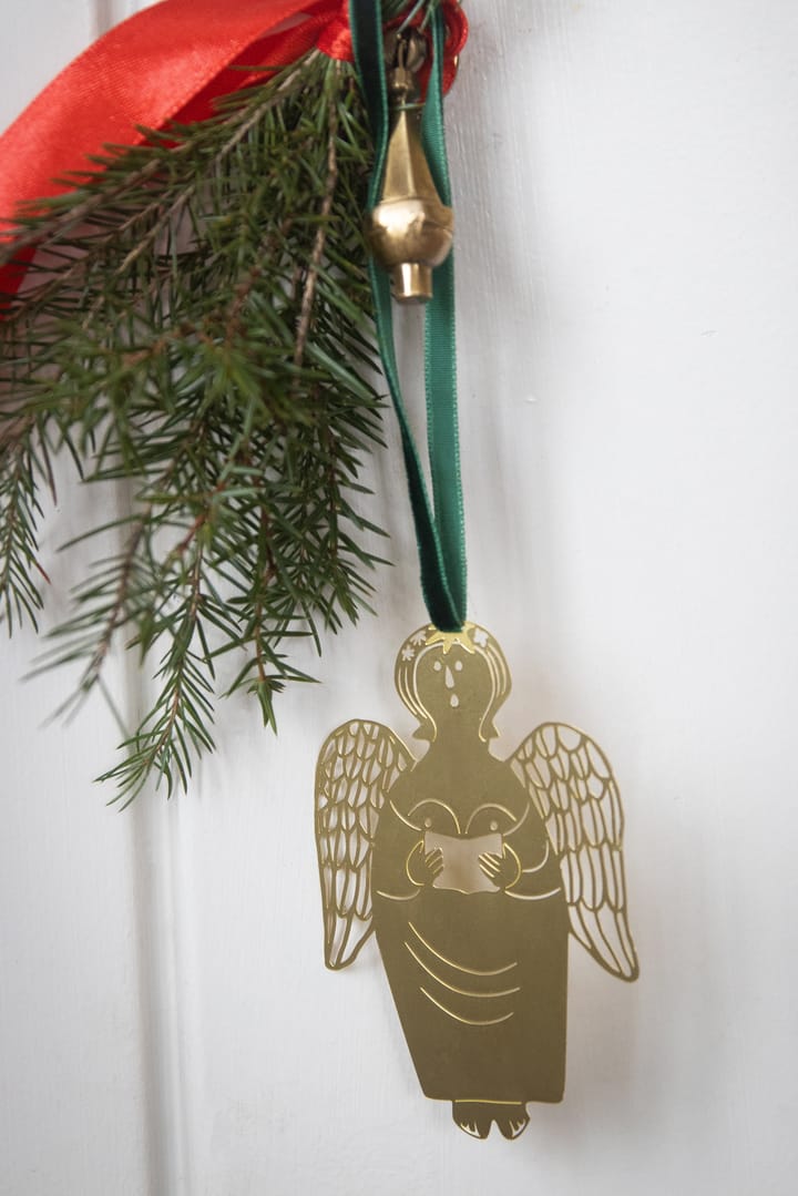 Stig L Gingerbread Angel Christmas tree decoration - Gold - Pluto Design