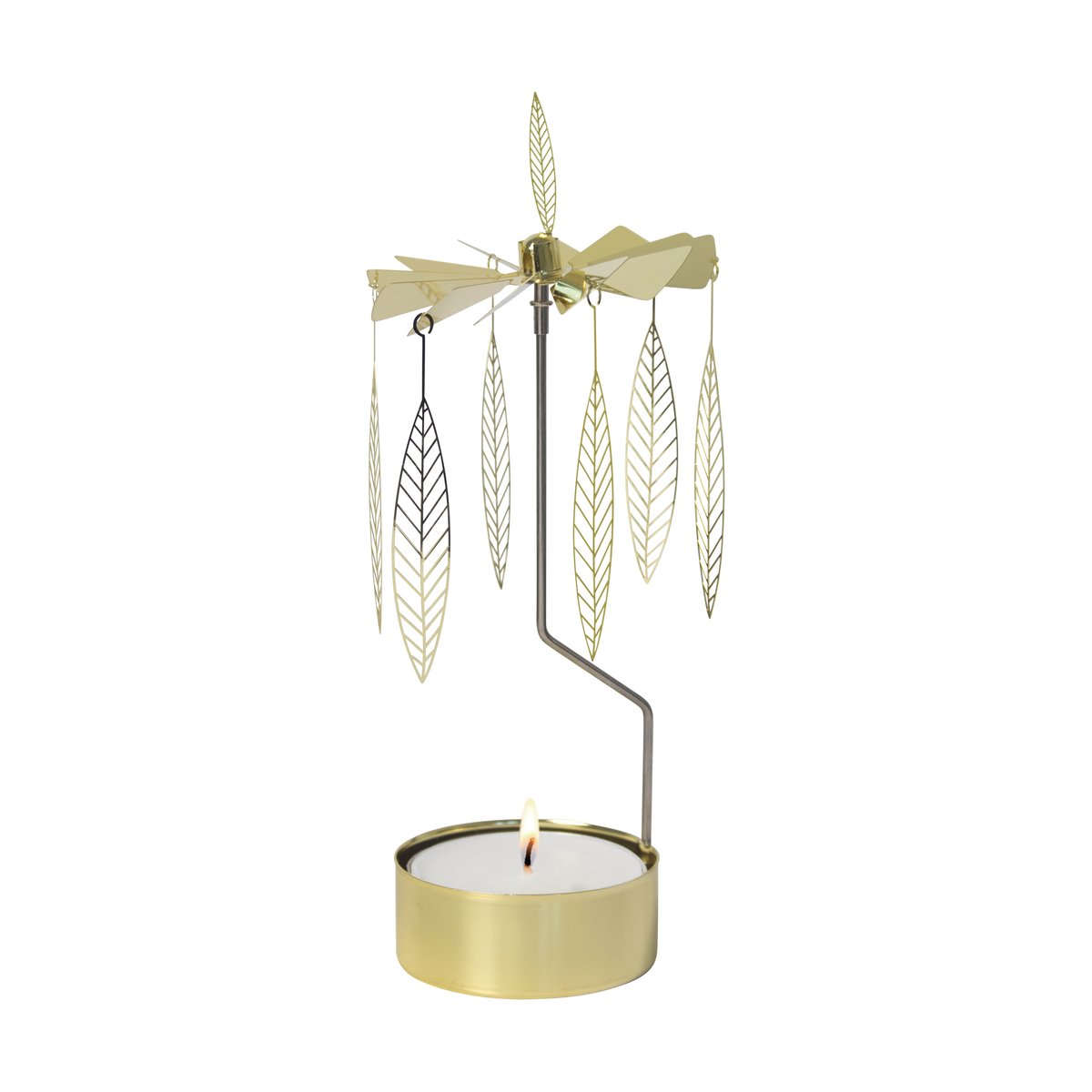 Pluto Design Stig L Salix rotary candle medium Gold