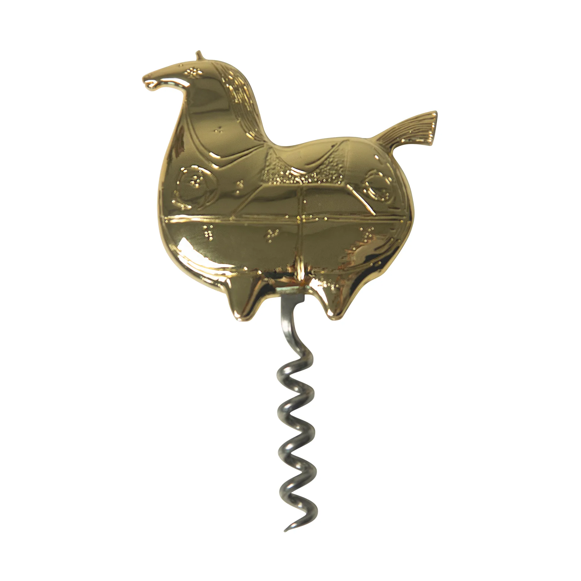 Stig L Springare corkscrew, Gold Pluto Design