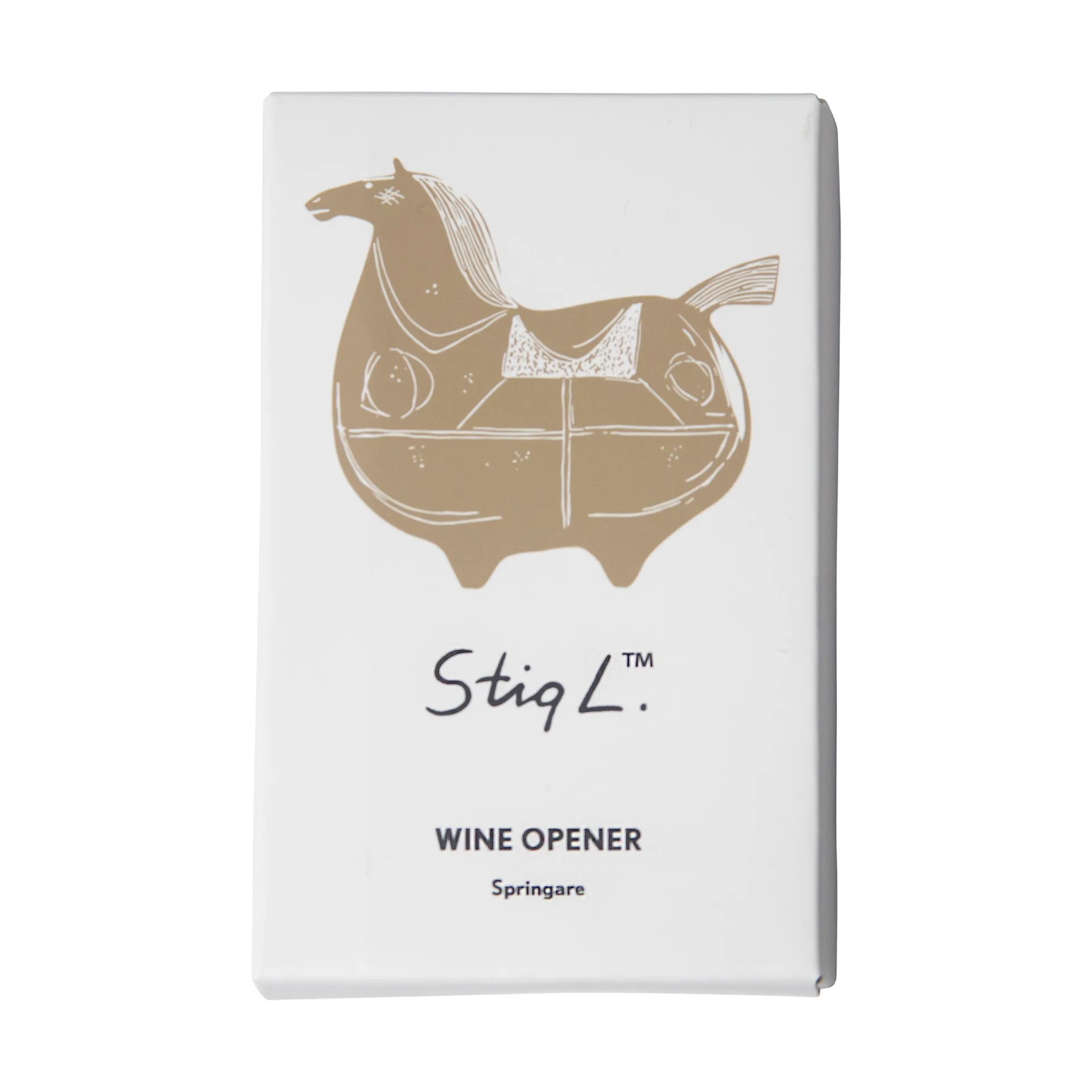 Stig L Springare corkscrew, Gold Pluto Design