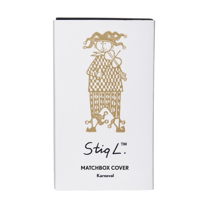 Stig Lindberg Karneval matchbox holder, Gold Pluto Design