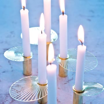 Sun candle small 2-pack - Gold - Pluto Design