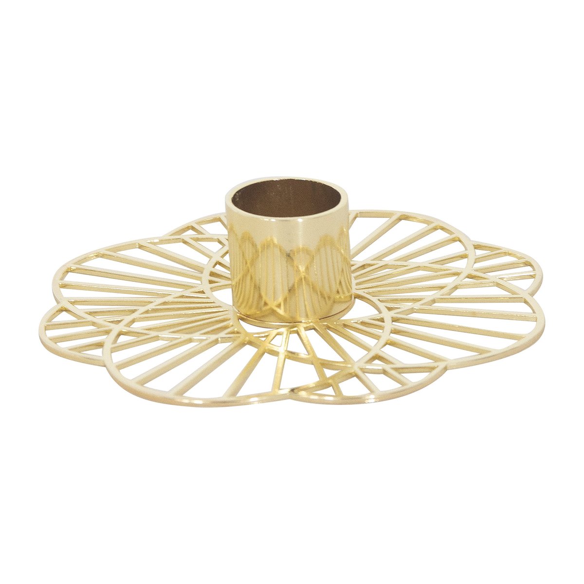 Pluto Design Sun candle sticks Gold | Scandinavian Design | Candle holders | Gold-coloured