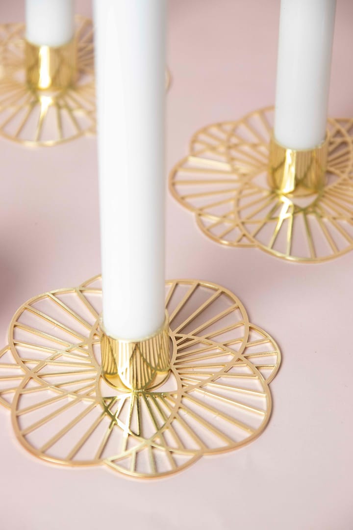 Sun candle sticks - Gold - Pluto Design