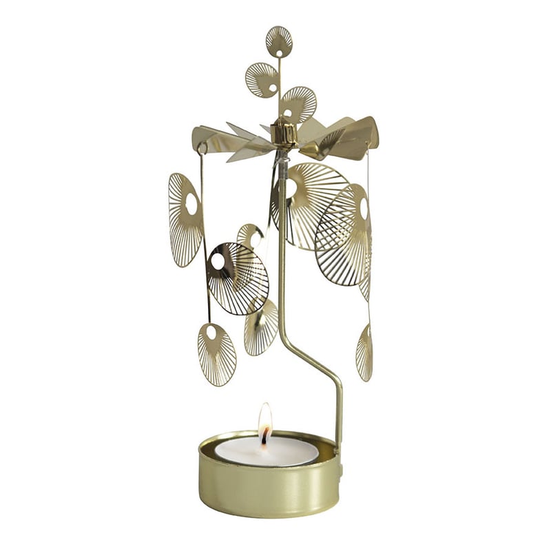 Pluto Design Sun Rotary candle holder Gold