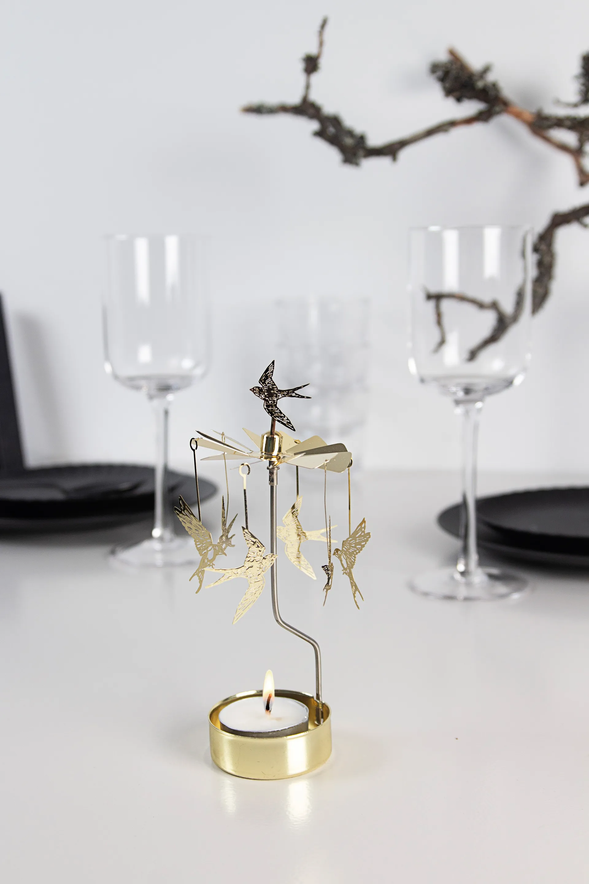 Svalor Angel Chimes, Gold Pluto Design