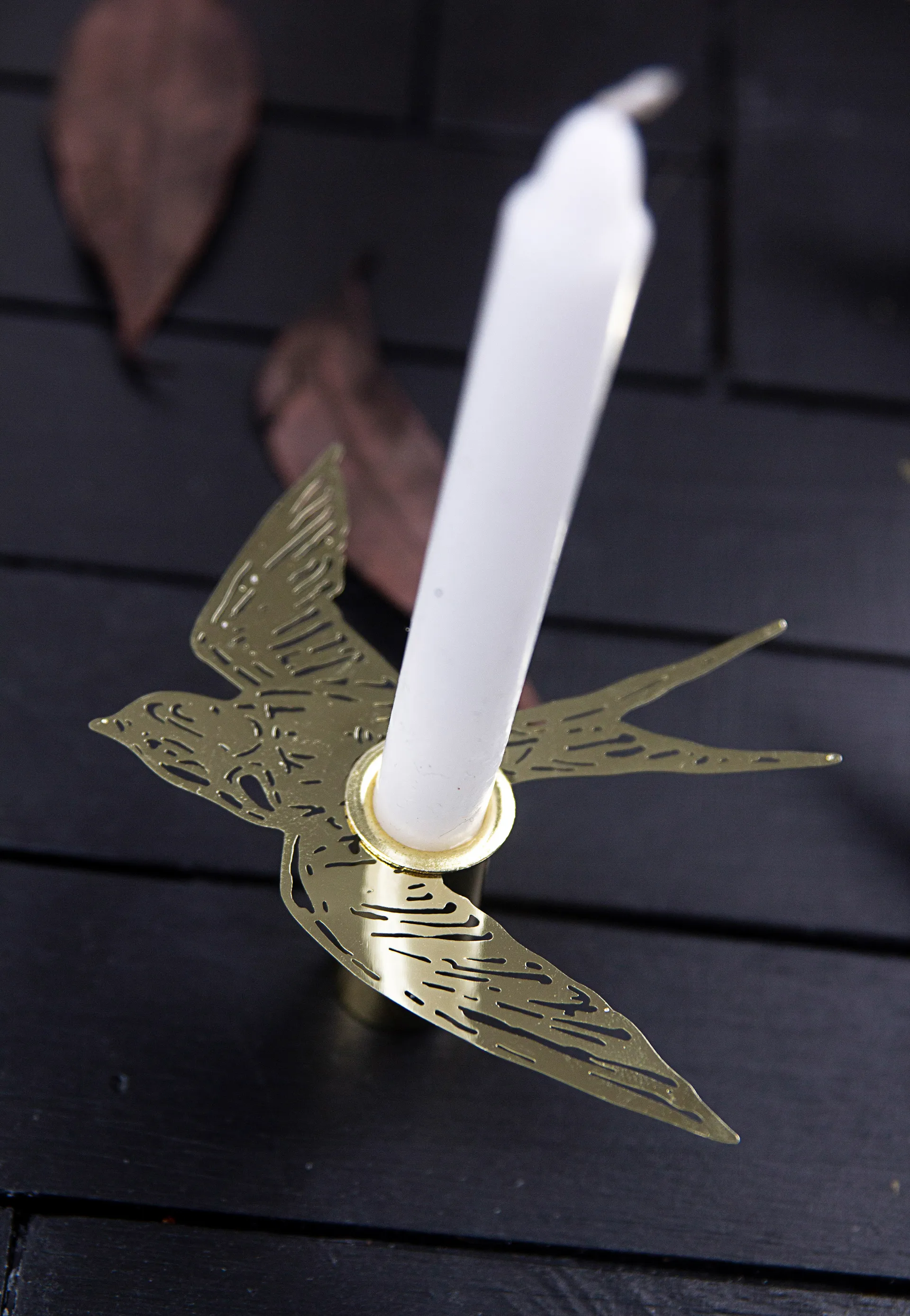 Svalor candle sticks, Gold Pluto Design