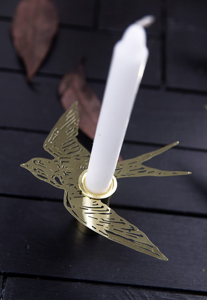 Svalor candle sticks, Gold Pluto Design