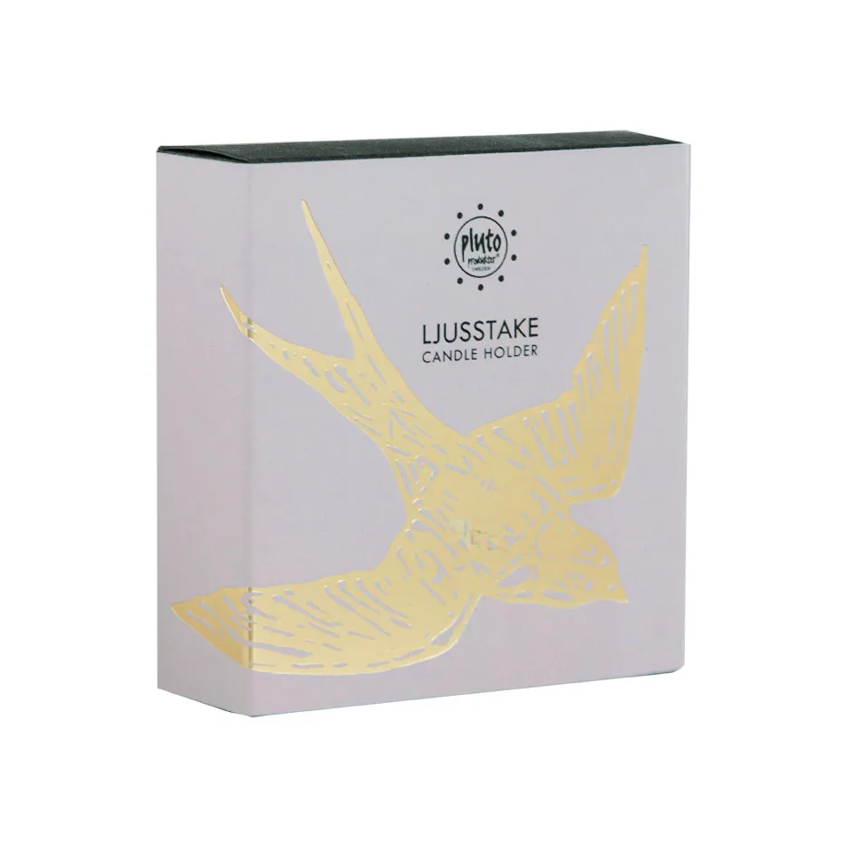 Svalor candle sticks, Gold Pluto Design