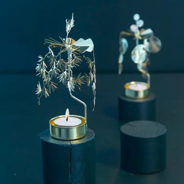 Tall Rotary candle holder - Gold - Pluto Design