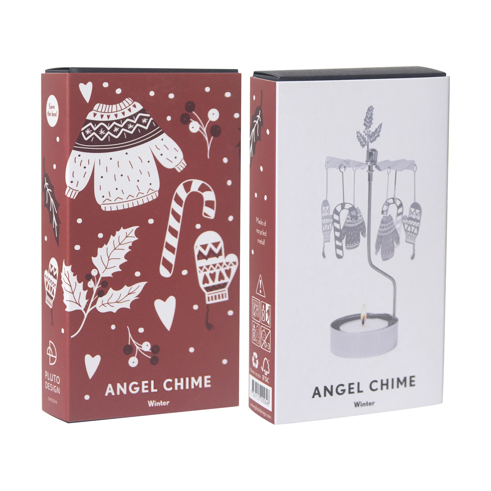 Winter angel chime, Silver Pluto Design