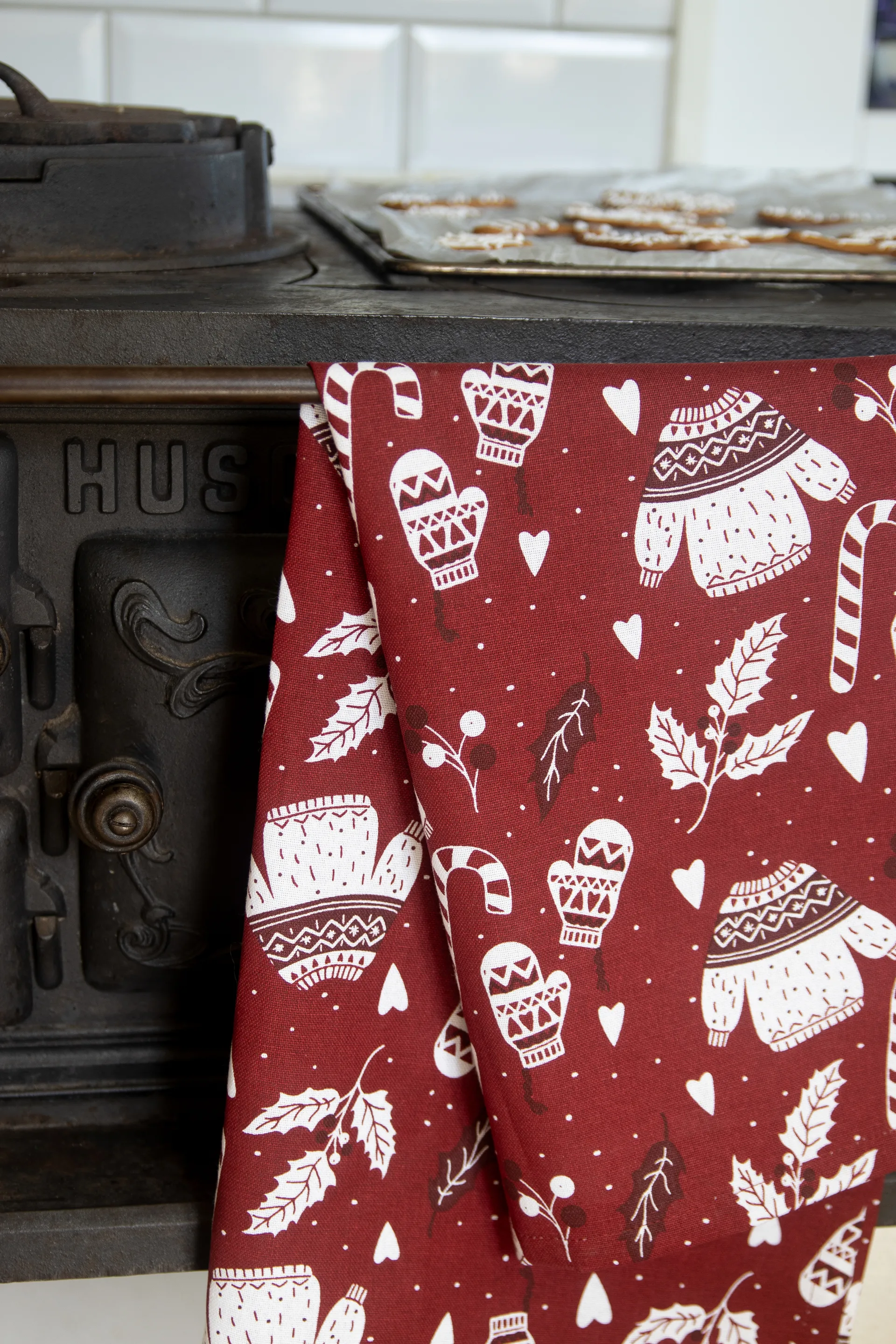 Winter kitchen towel 50x70 cm, Multicolor Pluto Design