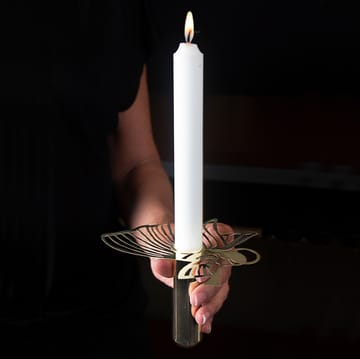 Candle holder flying angel - gold - Pluto Produkter