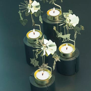 Snöflinga Rotary candle holder - Gold - Pluto Produkter