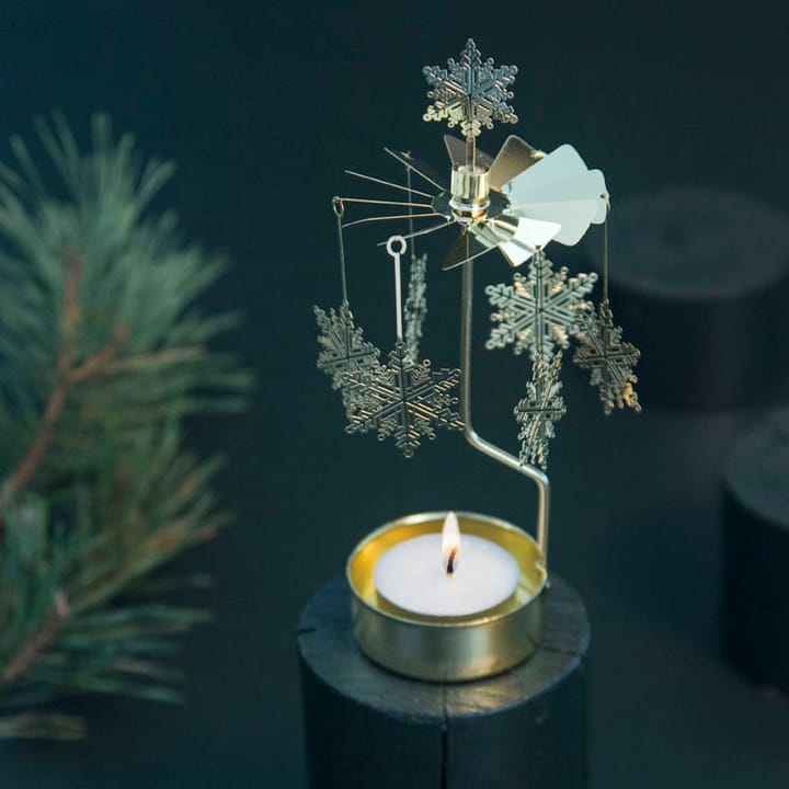Snöstar Rotary candle holder - Gold - Pluto Produkter