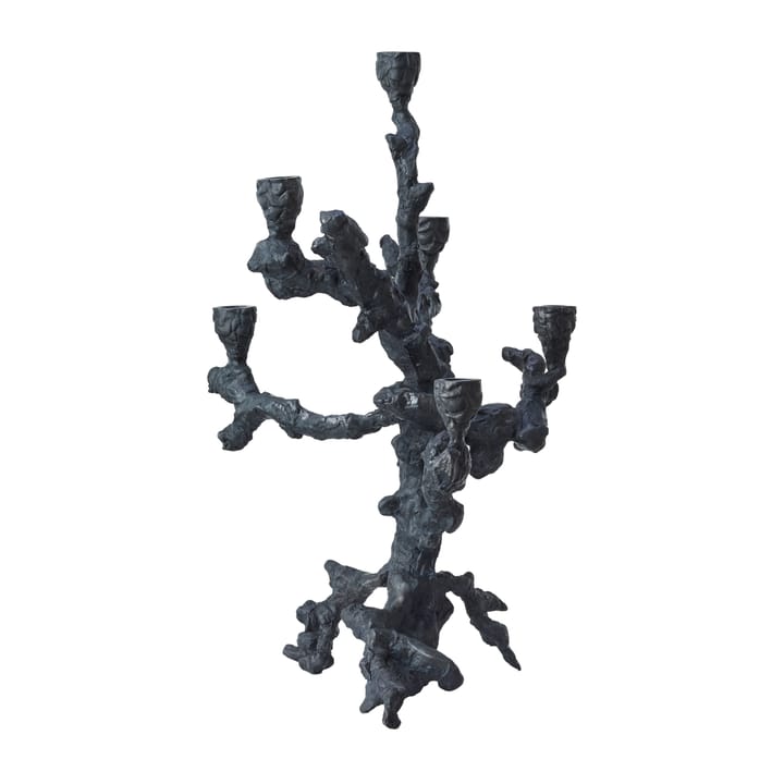 Apple tree candlestick L 53 cm - Dark grey - POLSPOTTEN