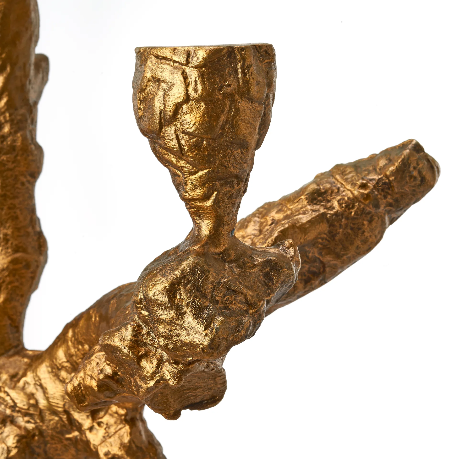 Apple tree candlestick L 53 cm, Gold POLSPOTTEN