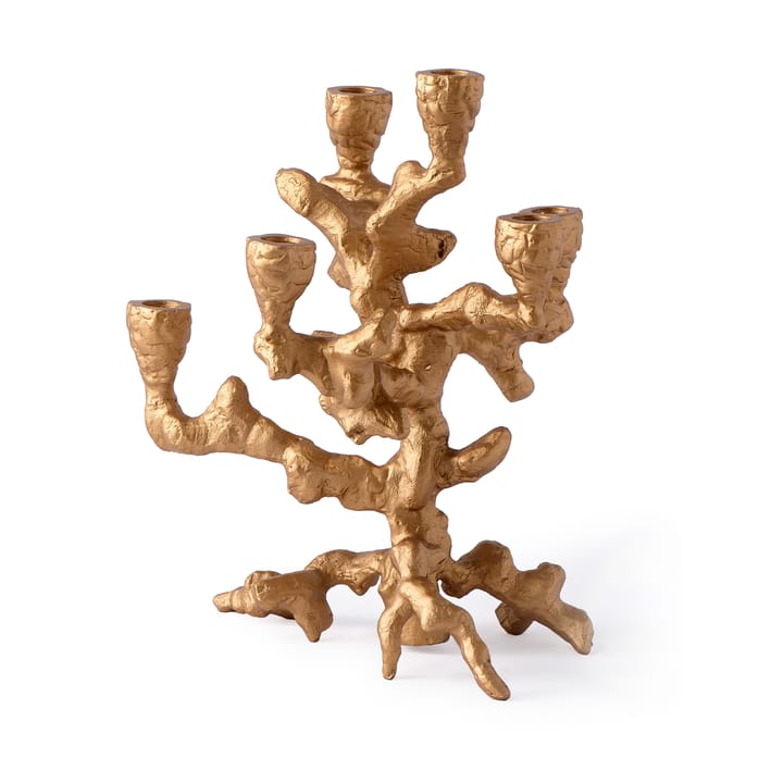 Apple tree candlestick S 32.5 cm - Gold - POLSPOTTEN