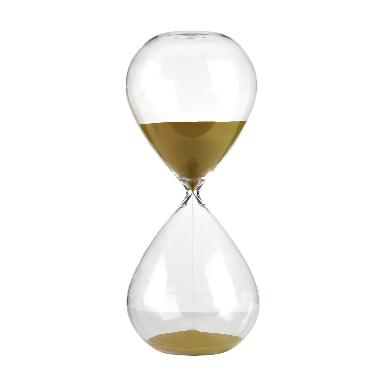 POLSPOTTEN Ball hourglass L 38 cm Gold | Scandinavian Design | Decorative accessories | Gold-coloured