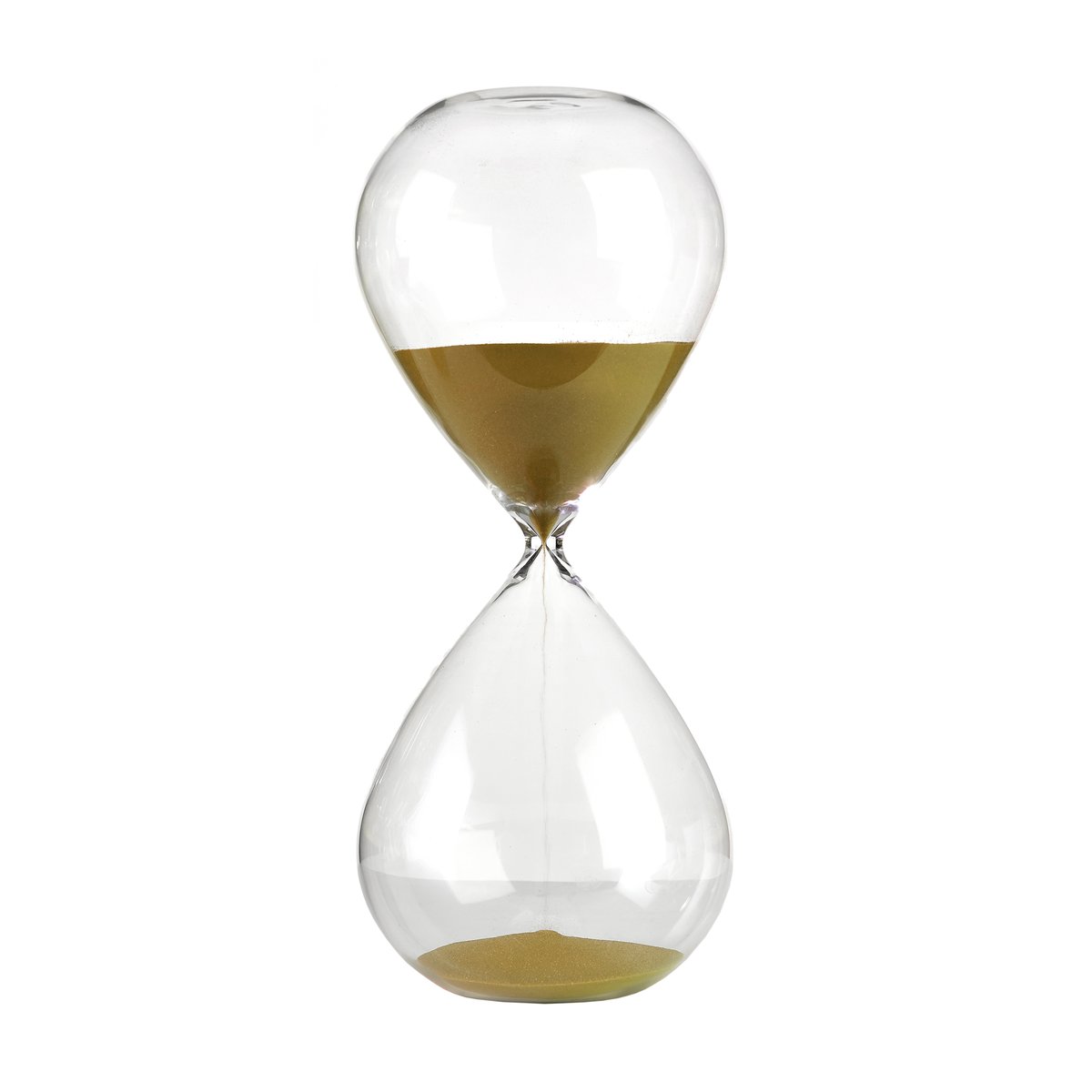 POLSPOTTEN Ball hourglass L 38 cm Gold | Scandinavian Design | Decorative accessories | Gold-coloured