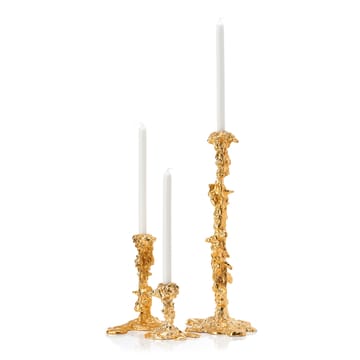 Drip candlestick 14 cm - Gold - POLSPOTTEN