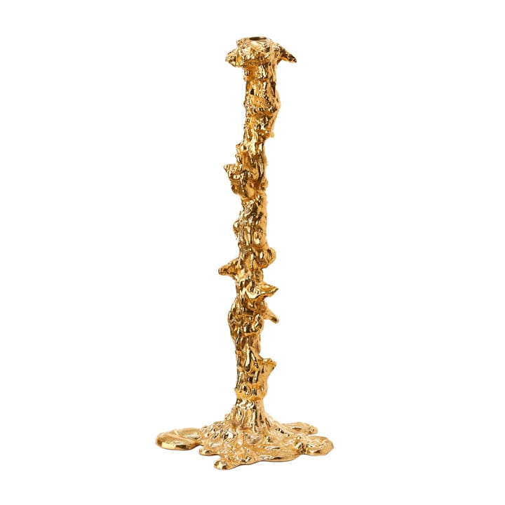 Drip candlestick XXL 50 cm - Gold - POLSPOTTEN