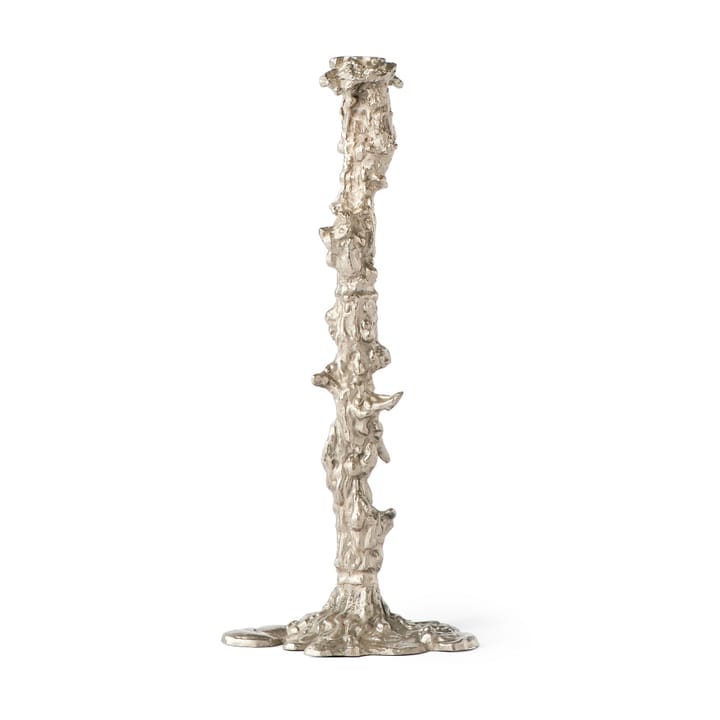 Drip candlestick XXL 50 cm - Silver - POLSPOTTEN