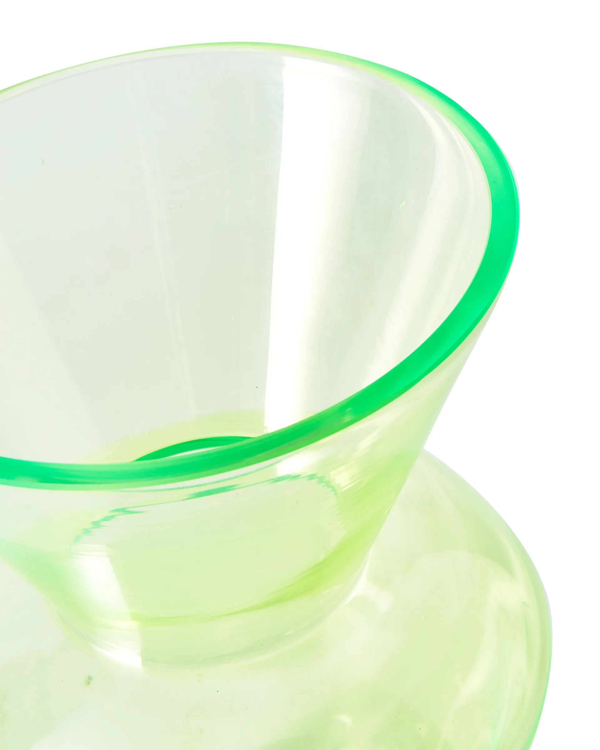 Fat neck vase S 35 cm, Green POLSPOTTEN